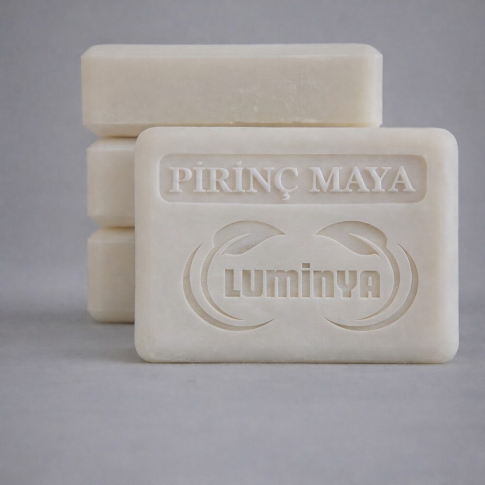 4 Adet Doğal Pirinç Maya Sabunu | Cilt Tonu Dengeleyici Tanesi 100 G